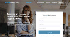 Desktop Screenshot of notairequebec.com